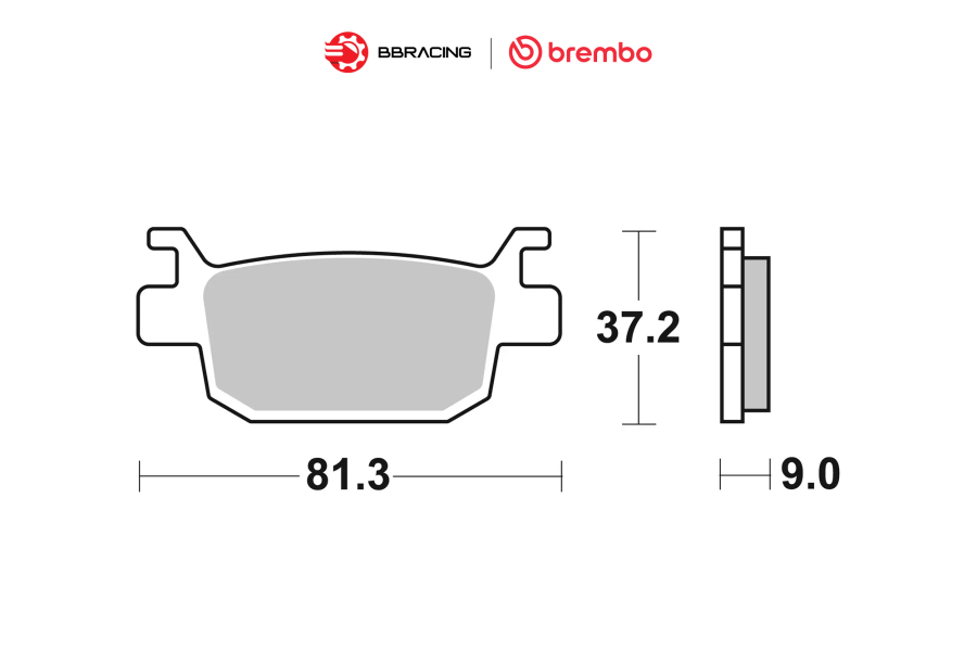 Bố Thắng Brembo Honda SH 350i 2021-2023 Sau 07064