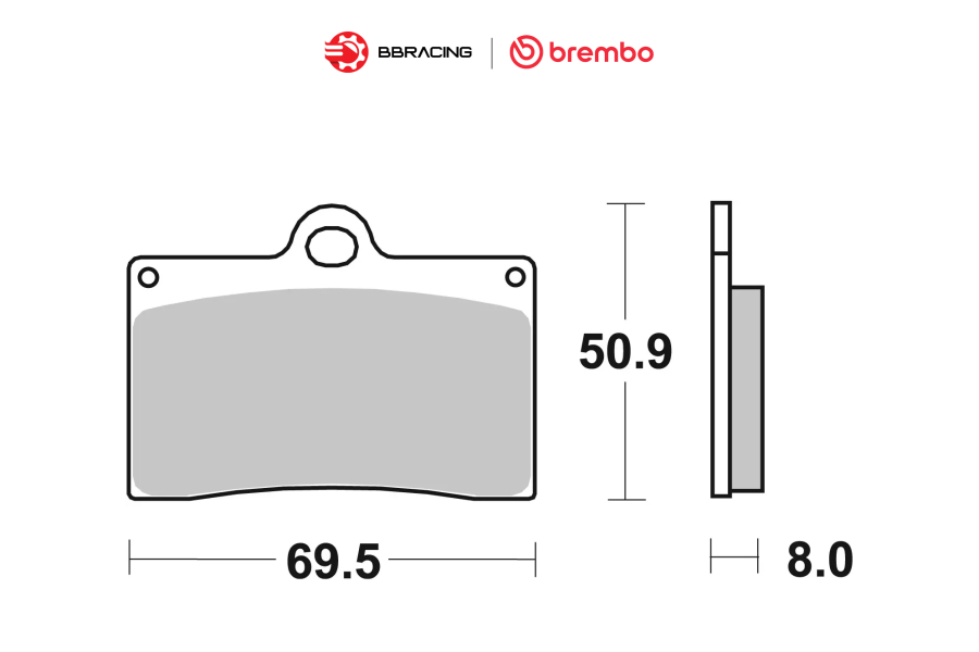 Bố Thắng Brembo Heo P4 30/34 Carbon Ceramic