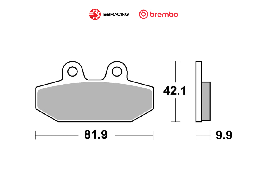 Bố Thắng Brembo Harley Davidson FLFB Fat Boy 2018-20 Sau 07HD23SP