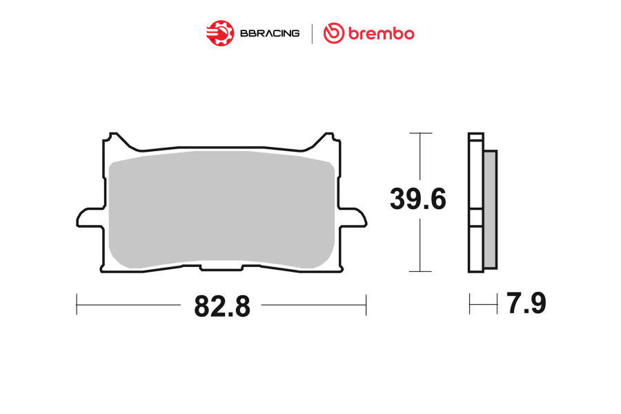 Bố Thắng Brembo Honda CBR 650 R Trước 07HO62SA