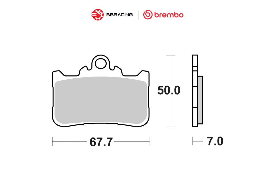 Bố Thắng Brembo Honda CB 500 X 2022-23 Trước 07HO72SA