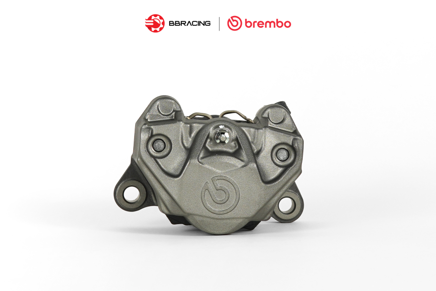 Heo Thắng Brembo P2.34 Xám Logo Bạc 