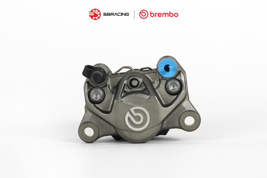 Heo Thắng Brembo P2.34 Xám Logo Bạc 