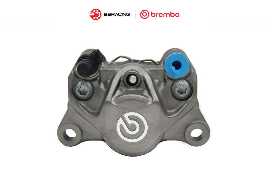 Heo Thắng Brembo P2.34 Xám Logo Bạc 